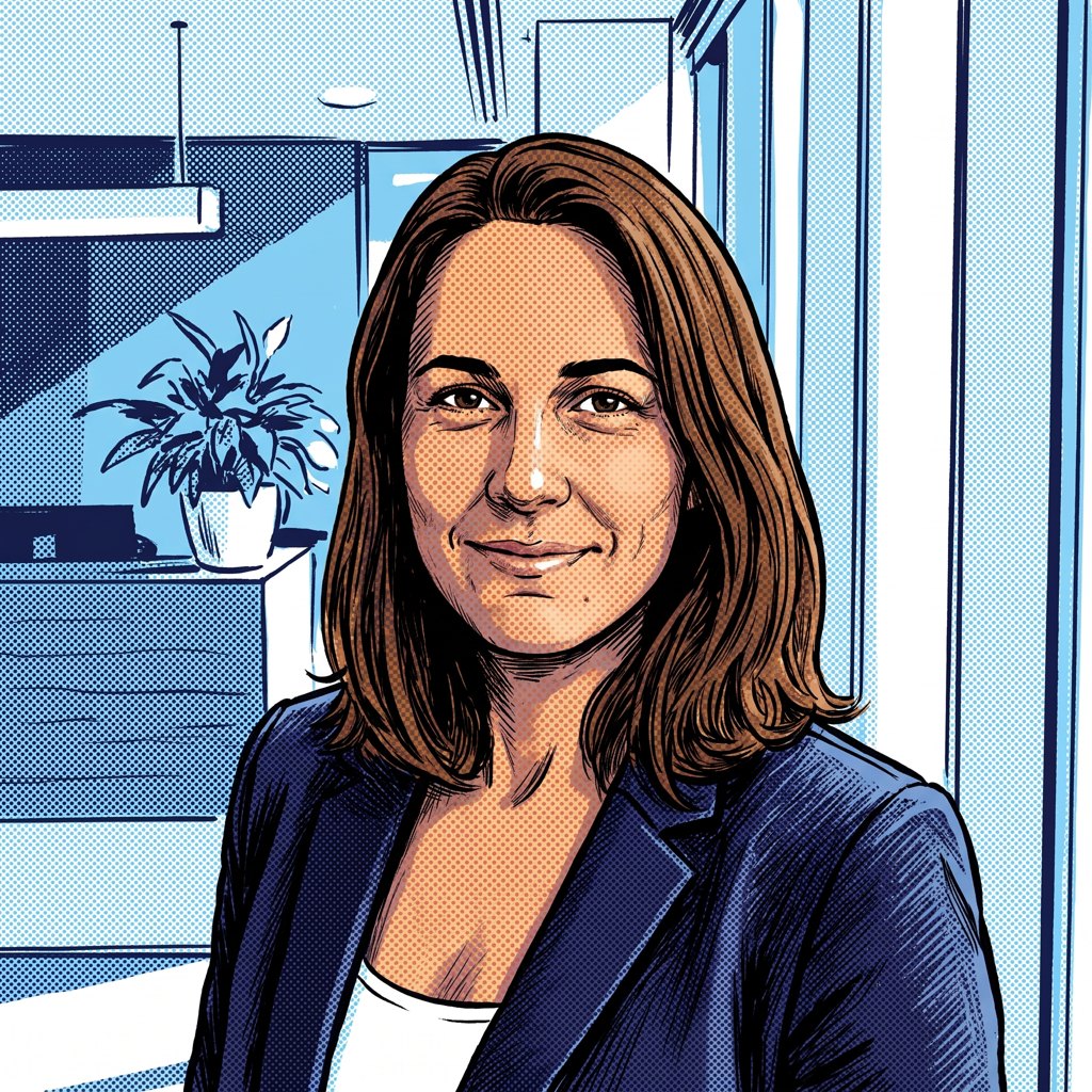 The same portrait in the Comic style